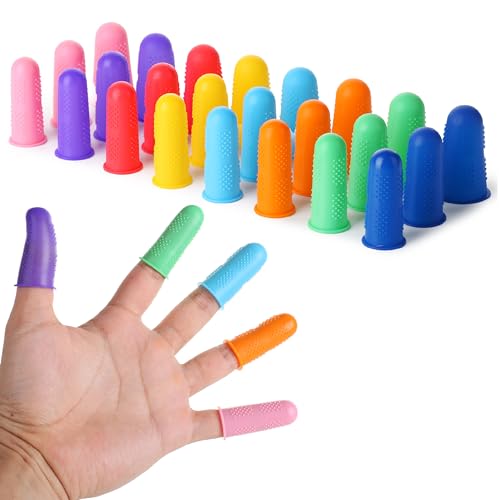 Mr. Pen- Silicone Hot Glue Gun Finger Caps 24 pcs 3 Sizes