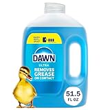 Dawn Ultra Original Dish Soap Refill Jug, Large Size Original Blue Liquid Dishwashing Detergent, Powerful Dawn Dish Soap for Grease, 51.5 oz