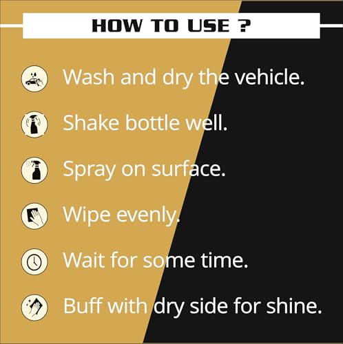 Image of GrapheneX Quick Detailer Ceramic Coating Spray 100ml | Graphene + Ceramic Hybrid Car & Bike Polish | High Gloss, Hydrophobic Protection & Slick Finish with Free Microfiber Pad