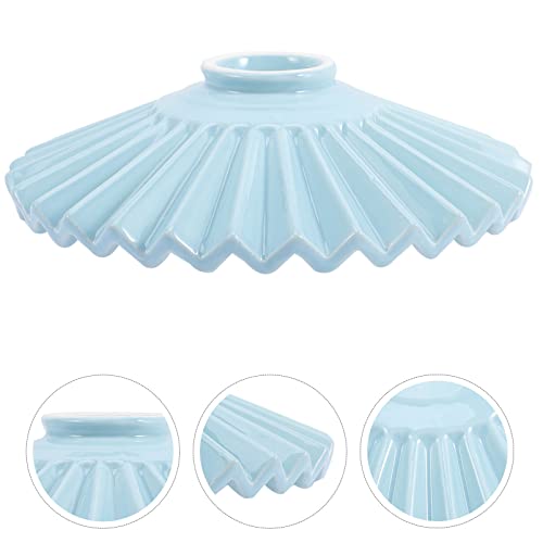 Image of Angoily Modern Ceramic Lampshade Cover for Chandelier Green Lamp Shade for Living Room