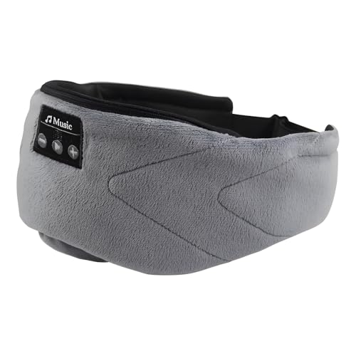 Sleepals Sleep Headphone Eye Mask with White Noise, 35H Battery Life, Built-in Speakers for Side Sleepers, 100% Light Blocking, Wireless Music Streami