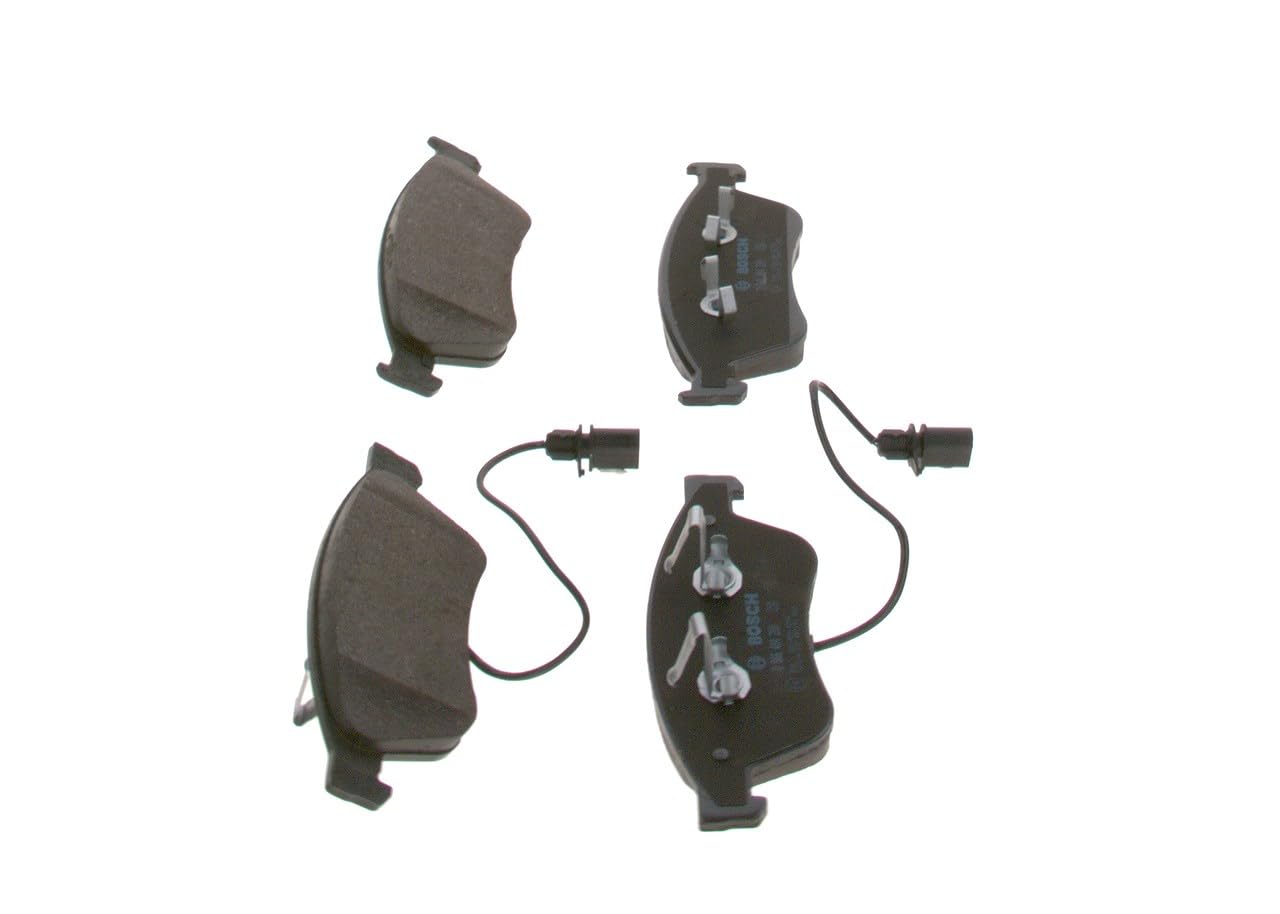 Bosch BP1111 - Pastiglie Freni Auto, Asse Anteriore - Qualità Bosch - Riduzione del Rumore e della Polvere - Certificazione ECE-R90 - Senza Rame - 1 Confezione da 4 Pastiglie