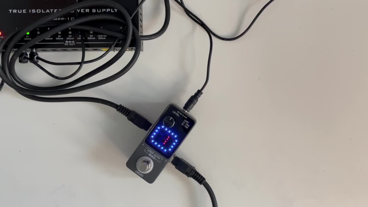 LEKATO Pedale Effetto Chitarra Looper Pedale Accordatore Funzione Pedale Looper 9 Loop 40 Minuti Tempo Di Registrazione Per Chitarra Elettrica Basso - Foto 2