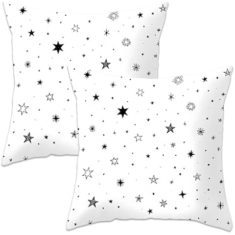 Betadistor Soft Stars Print Cushion Covers Cover