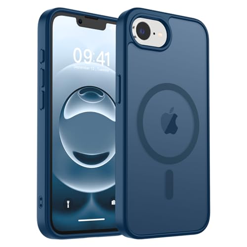 zapica Magnetic for iPhone 17e Case & iPhone 16e Case, Dark Blue
