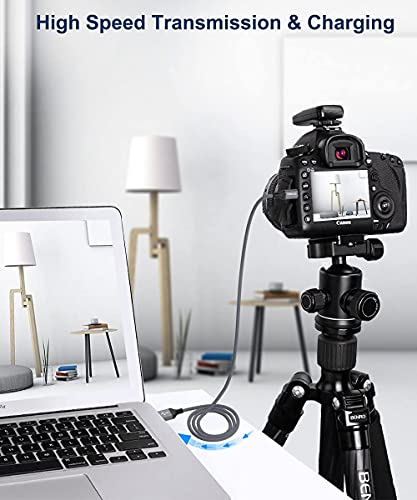 Mini Usb Cable [10Ft 2 Pack], Akoada Usb 2.0 Type A To Mini B Cable Braided Charging Cord Compatible With Gopro Hero 3+, Ps3 Controller, Mp3 Player, Digital Camera, Garmin Nuvi Gps Yeti Microphone Etc #TOP5