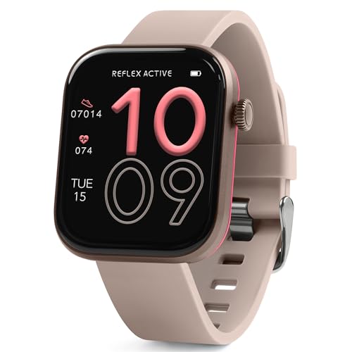 Montre intelligente AMOLED Reflex Active finitions aluminium et vison