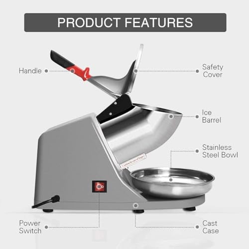 Image of Ice Crusher Machine with Autocut Sensor Best for Hotels and Cafe