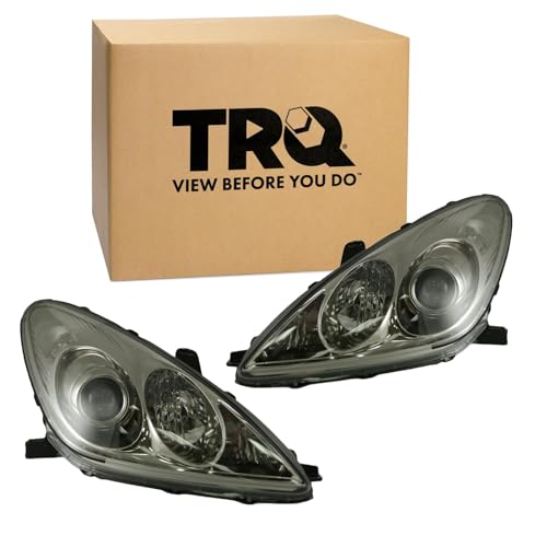 Image of TRQ 2 Piece Headlight Assembly Set Driver & Passenger Side | For 2004-2006 Lexus ES330 LX2502125 LX2503125
