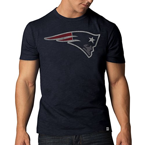 NFL New England Patriots Men's '47 Basic Scrum Tee, Midnight, Large