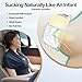 Ellie Wearable Hands Free Breast Pump, Portable Breastfeeding Pump w/Soft Double-Sealed Flange, Anti-Backflow & Leakproof Design, Ultra-Slim and Quiet, 4 Modes 9 Levels, Smart Nightlight, 2 Pack