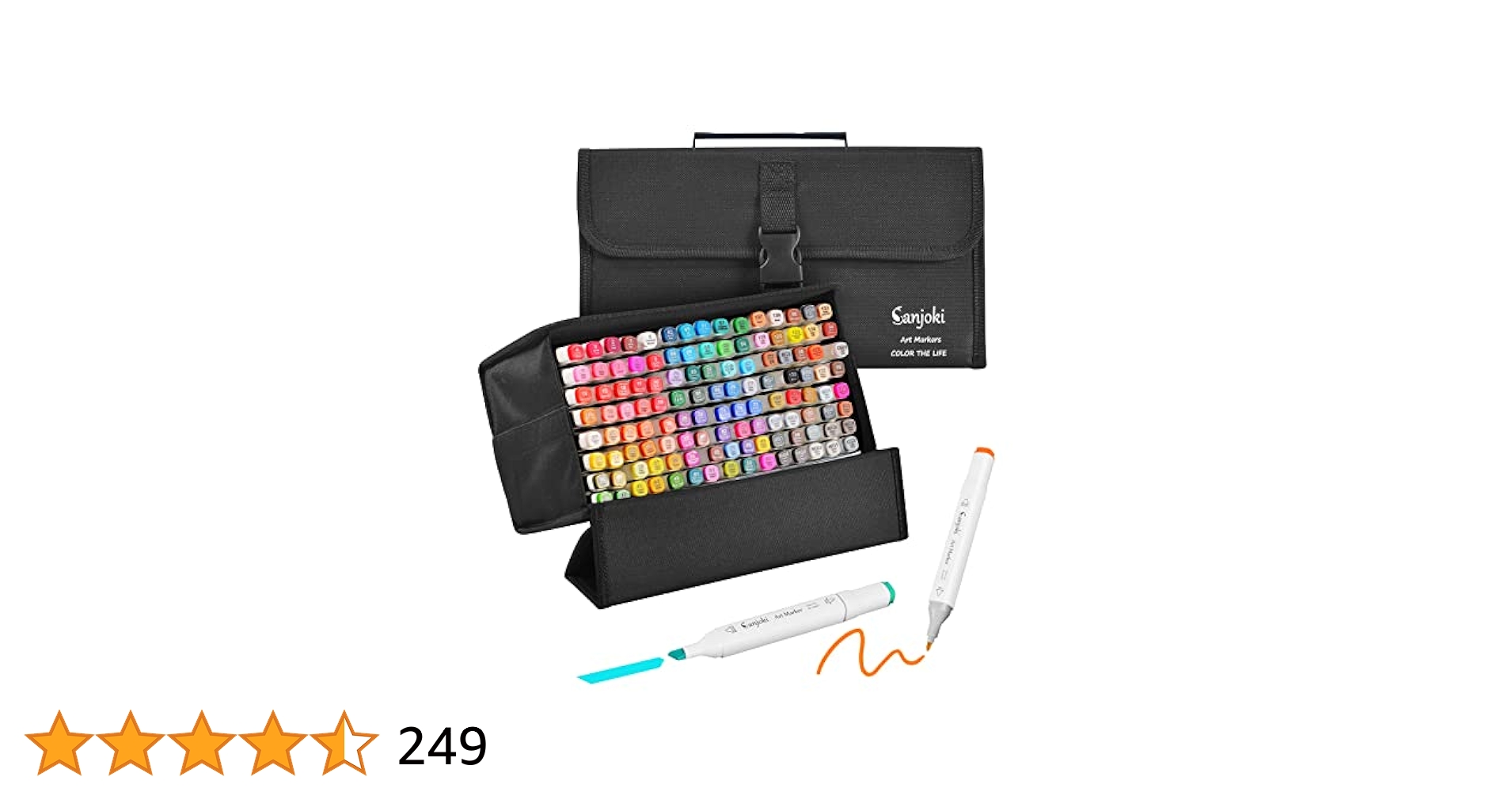 SANJOKI アートマーカー120色 Amazon | Sanjoki マーカーペン セット 120色 太細両端 ホビー