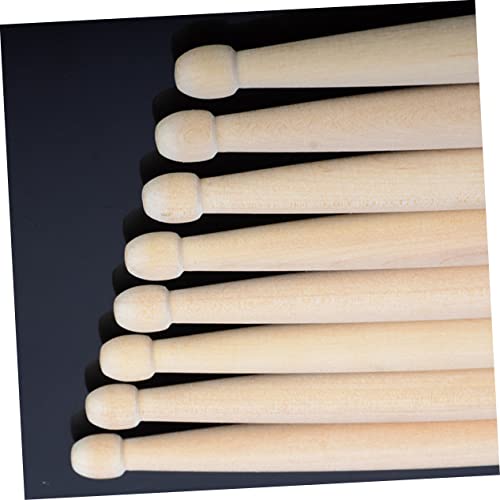 Baquetas Sosoport 5A de madera de arce, 2 pares, para estudiantes y adultos, accesorios universales para batería miniatura 7