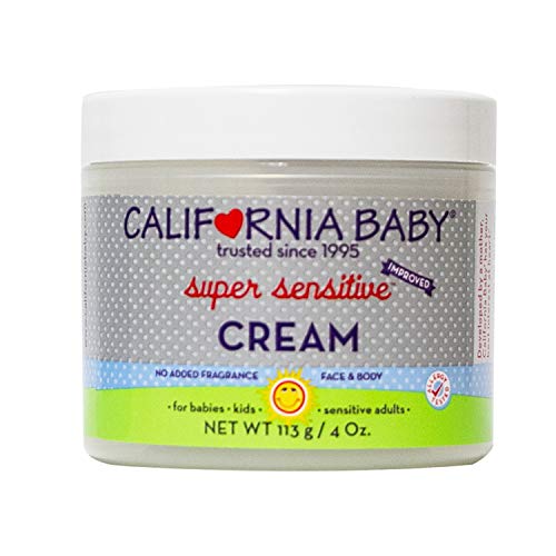 California Baby Super Sensitive Cream (4oz) This ultra-gentle cream soothes and moisturizes with the power of pure organic calendula extract, aloe vera, and plant-based emollients.