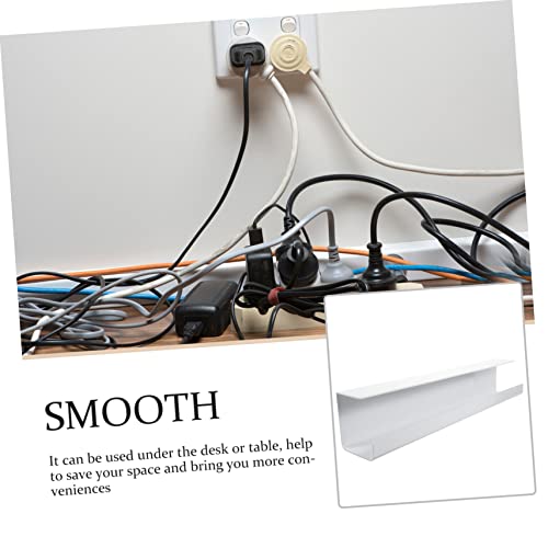 DOITOOL Bandeja Organizador de Cables para Escritorio, Fácil Instalación, Organizador de Cables para Oficina Ahorra Espacio miniatura 6