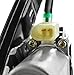 YHTAUTO Front Driver Side Power Window Regulator With 2-Pin Motor Assembly for BMW E46 320i/325i/325xi/330i/330xi 2001-2005, 323i/328i 1999-2000