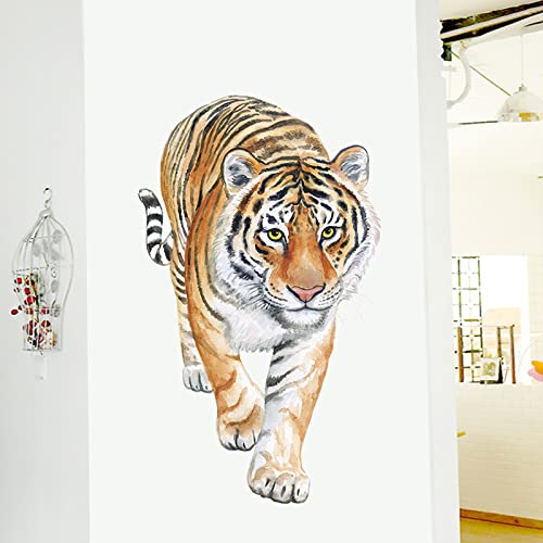 Vinilo decorativo Tigre en acuarela removible para pared miniatura 5