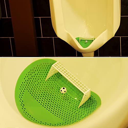 Urinal Game, Soarfly Pissoir Games, Urinal Goal Wall Accessories, Urinal Football Goal, Football Urinal Sieves, Urinal Grid Kicker for Men's Toilet, Splash Guard Hygiene 18.5 x 19.5 cm