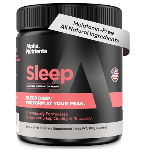 Alpha Nutrients Sleep Aid for Adults - Magnesium Glycinate Powder