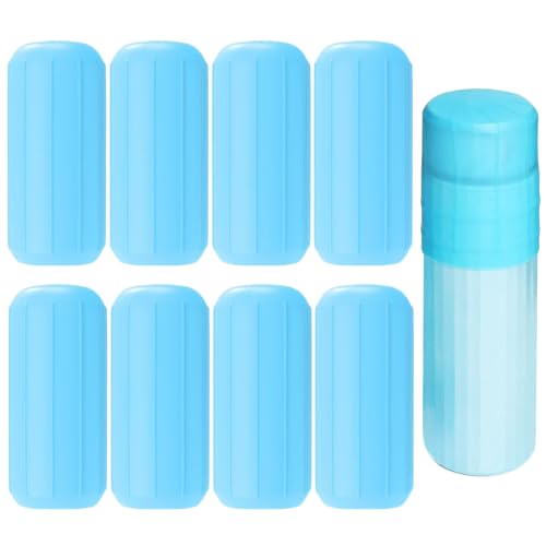JOOTUEPO 8 Stück Reise Silikon Flaschenhüllen, Silikon Elastische Hüllen für Lecksicherung, Outdoor Reisen Elastische Hülle Wiederverwendbares Reisezubehör für Shampoo Duschgel Flaschen Schutzhülle