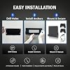 Montaje de Pared para PS4 Slim con 2 Soportes para Controles Desmontables y 1 Soporte para Audífonos, Accesorios para PS4, Compatible con PlayStation 4 Slim (Monta PS4 Slim junto al TV) 8
