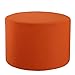 Stołki stołowe na buty stołek otomański podnóżek z tkaniny lnianej tapicerowany podnóżek podnóżek podnóżek podnóżek mały pufa podnóżek (kolor:POMARAŃCZOWY,rozmiar:50 * 36 CM)