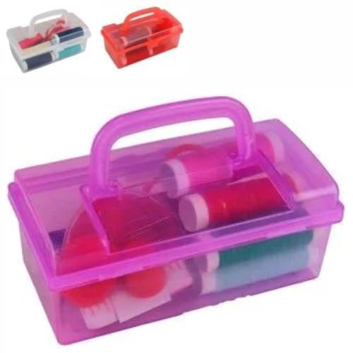 【Kit De Costura 14 Peças 】 P/Viagem Botão14 Peças Mais Estojo, Kit Costura Profissional, Linhas,Agul