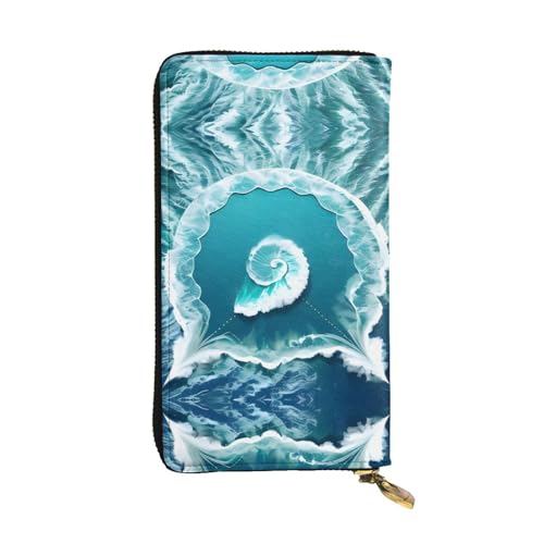 Bolso de mano estampado Sea of Love: la cartera de cuero ideal para tus salidas y cenas