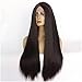 Sheenburphy Wigs Long Wave Silky Heat-Resistant Synthetic Wig Natural Look Party European and Fashion Long Straight Hair Wig wig(18 Inches)