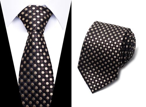 Image of Passabin Tie For Men Necktie Woven Jacquard Neck Ties Set 6 PCS