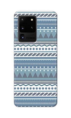 Image of Printed Hard Back Cover Case for Samsung Galaxy S20 Ultra 4G | Samsung S20 Ultra 5G Back Cover (Seamless Geometric Tribal Pattern) -1803