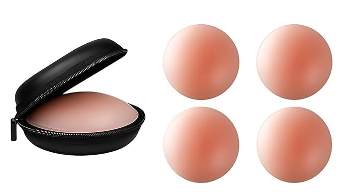 Silicone Nipple Covers Reusable for Women Black Cover, Fashion Clothing Accessory Nipple Cover (1 Pair Combo, 2 Pcs)-image-41