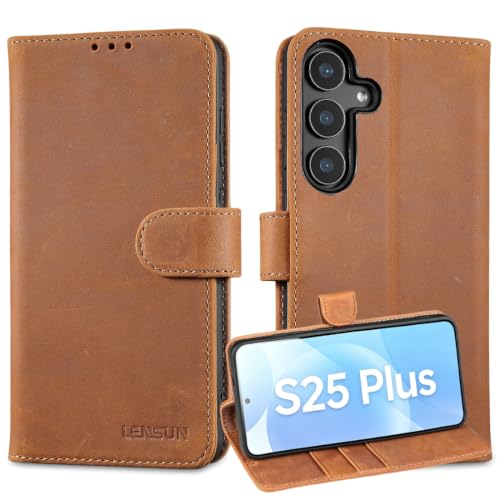 Coque Antichoc Samsung S25 Plus Cuir Véritable : Protégez Vos Données