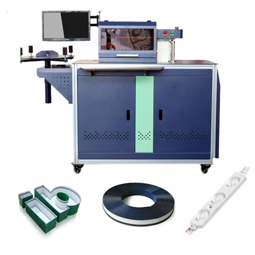 US Stock Automatic CNC Channel Letter Bender Bending Machine for Aluminum + 110mm(4.3