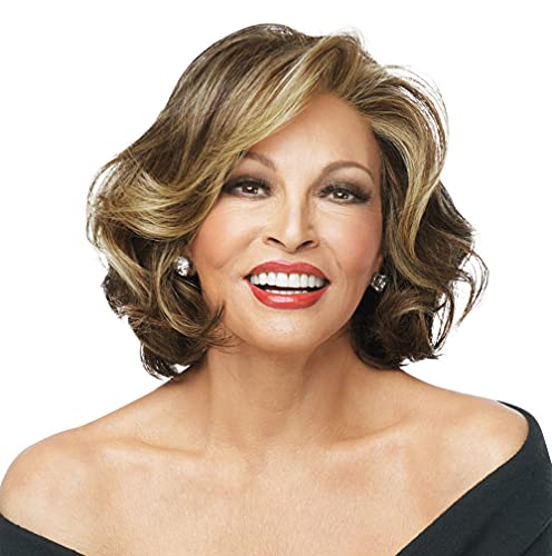 Hairuwear Raquel Welch Crowd Pleaser Collared Length Sexy Wig, Rl11/25 Golden Walnut