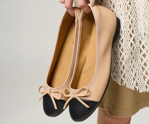 Image of PROJECT CLOUD Ballet Flats for Women Genuine Leather Insole Womens Flats