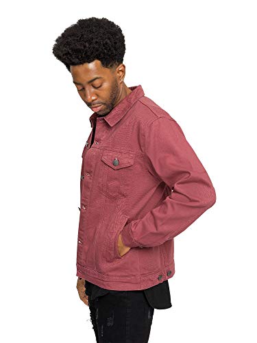 Image of VICTORIOUS Men's Distressed Denim Jacket