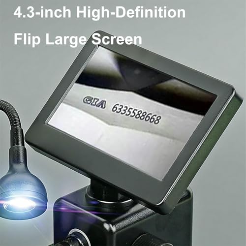Microscope à ceinture de diamant 4,3 pouces avec 2 terrasses d'observation pour traitement