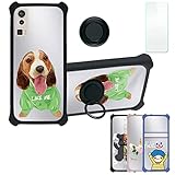 Aroepurt Funda para Lava Blaze Pro Funda Compatible con Lava Blaze Pro Case Carcasa [con 9H Dureza HD Protector Pantalla] PC + Silicona Soporte DYH-SSG