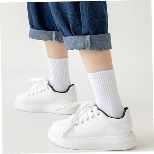 Cotton Socks Kids, 12 Pairs Soft Breathable Non Slip Mid-Calf Crew Socks for Kids Boys Girls Students Age 9-13, Compression Calf2