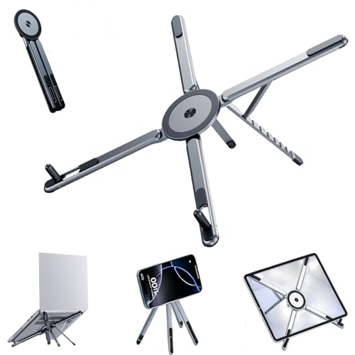 Soporte ajustable para laptop para oficina y viaje