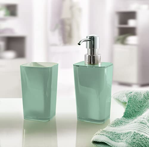 Kleine Wolke Easy toothbrush holder, accessories, colour: anthracite, material: AS/ABS, Charcoal, Länge 7,2 x Breite 7,2 x Höhe 11 cm - Image 2