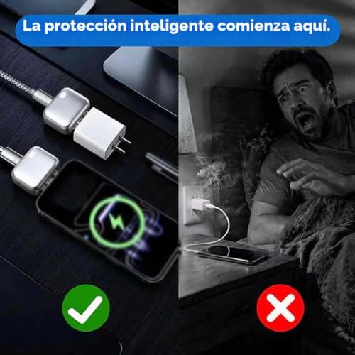 Cargador inteligente para parada de carga y protector de cable usb 4