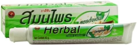 Twin Lotus Herbal Toothpaste Thai Oral Gum and Tongue Care 40g