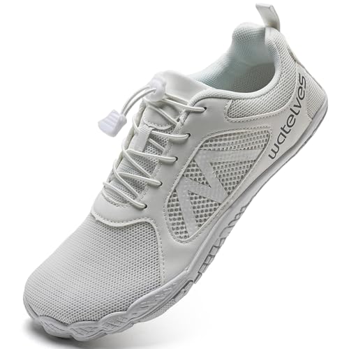 Image of WateLves Barefoot Water Shoes for Women Men Wide Toe Quick-Dry Lightweight Mesh Breathable Aqua Shoes for Beach Swim Yoga Exercise Surf Pool Boat