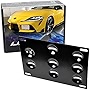 iJDMTOY Compatible With 2020-up Toyota Supra GR No Drill Front Bumper Tow Hook License Plate Mounting Bracket Adapter Kit