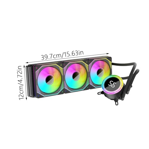 Ventilateur de refroidissement à eau CPU avec radiateur ARGB 360mm - 5