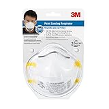 3M 8654ES Paint Sanding Respirator, Non-Valved Respirator, 2-Pack