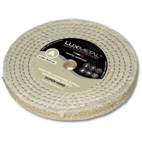 Disco sisal/algodón Lux Metal A Hard 200mm Cover