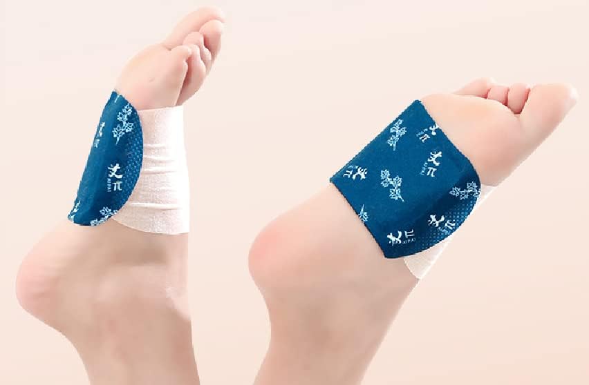 Almohadillas de pie autocalentables con parche de vapor para pies calientes después de los pies, almohadillas de jengibre para el cuidado de los